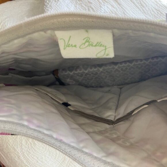 Vera Bradley Purple and Avocado Green Floral Bag - Picture 4 of 7